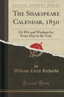 Couverture_The Shakspeare Calendar, 1850