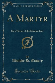 Front cover_A Martyr