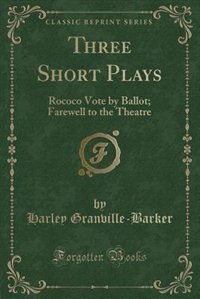 Couverture_Three Short Plays