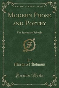 Couverture_Modern Prose and Poetry