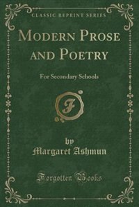 Couverture_Modern Prose and Poetry