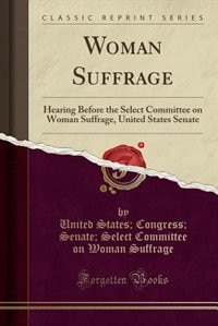 Front cover_Woman Suffrage