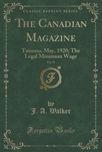 Couverture_The Canadian Magazine, Vol. 55