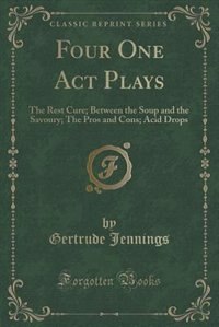 Front cover_Four One Act Plays