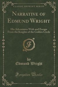 Front cover_Narrative of Edmund Wright