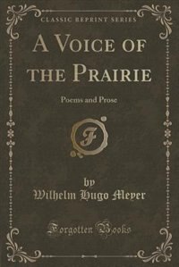 Front cover_A Voice of the Prairie