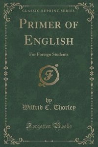 Couverture_Primer of English