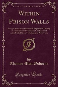 Front cover_Within Prison Walls