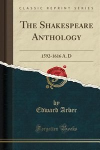 Front cover_The Shakespeare Anthology
