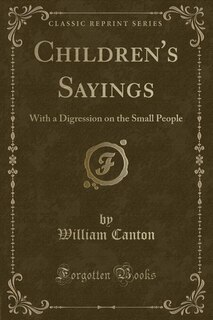 Front cover_Children's Sayings