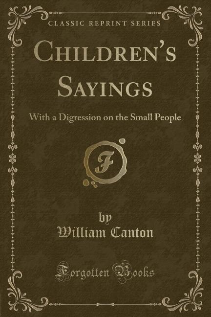 Front cover_Children's Sayings