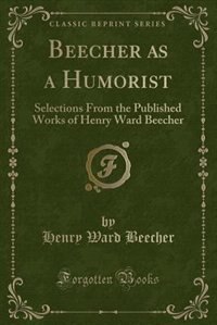 Front cover_Beecher as a Humorist