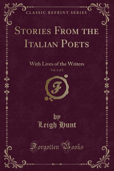 Front cover_Stories From the Italian Poets, Vol. 2 of 2