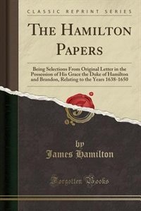 Couverture_The Hamilton Papers