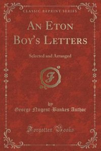 Front cover_An Eton Boy's Letters