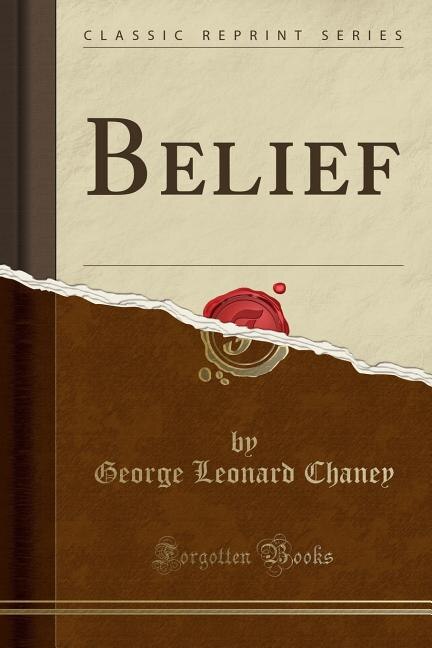 Couverture_Belief (Classic Reprint)