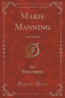 Front cover_Marie Manning