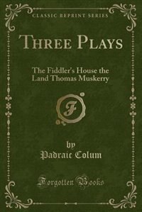 Couverture_Three Plays