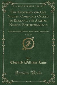 Couverture_The Thousand and One Nights, Commonly Called, in England, the Arabian Nights' Entertainments, Vol. 2 of 3