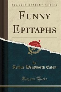 Front cover_Funny Epitaphs (Classic Reprint)