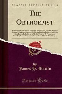 Couverture_The Orthoepist
