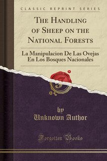 Couverture_The Handling of Sheep on the National Forests