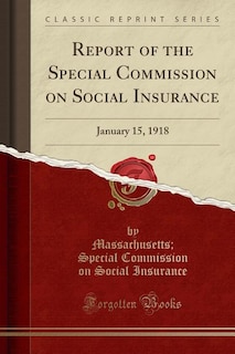 Front cover_Report of the Special Commission on Social Insurance