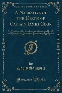 Front cover_A Narrative of the Death of Captain James Cook