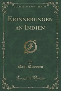 Front cover_Erinnerungen an Indien (Classic Reprint)