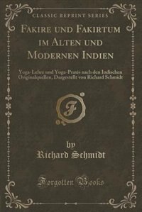 Front cover_Fakire und Fakirtum im Alten und Modernen Indien