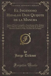 Couverture_El Ingenioso Hidalgo Don Quijote de la Mancha