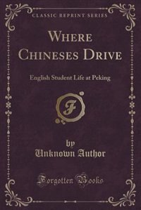 Front cover_Where Chineses Drive