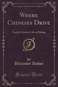 Front cover_Where Chineses Drive