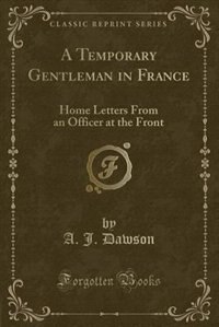 Couverture_A Temporary Gentleman in France