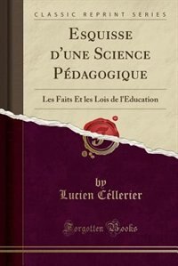 Front cover_Esquisse d'une Science Pédagogique