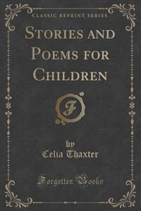 Front cover_Stories and Poems for Children (Classic Reprint)