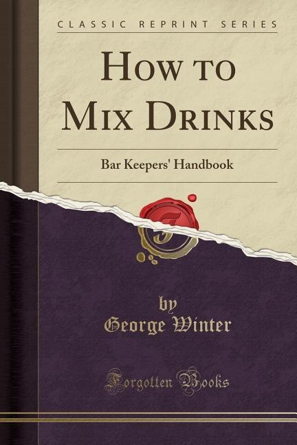 Front cover_How to Mix Drinks