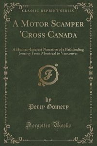 Front cover_A Motor Scamper 'Cross Canada