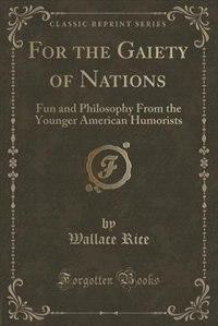 Couverture_For the Gaiety of Nations