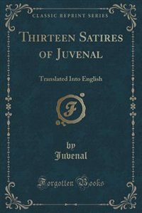 Front cover_Thirteen Satires of Juvenal
