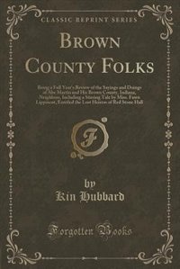 Front cover_Brown County Folks