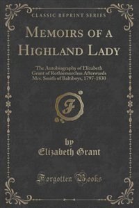 Front cover_Memoirs of a Highland Lady