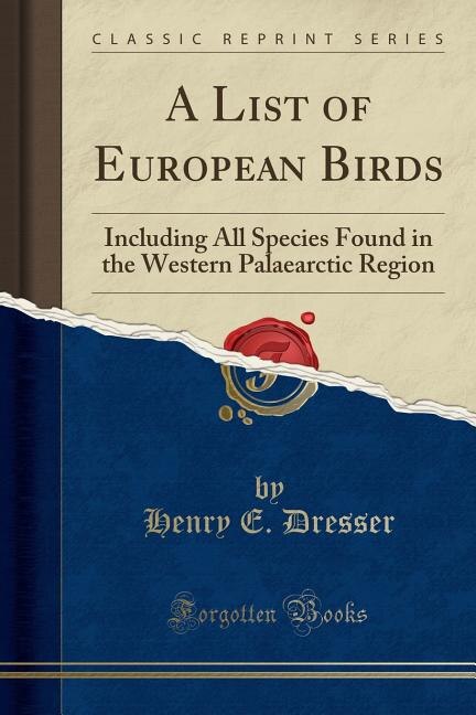 Couverture_A List of European Birds
