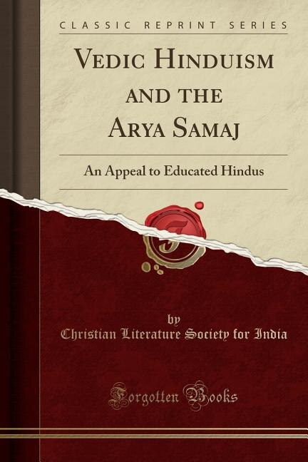 Couverture_Vedic Hinduism and the Arya Samaj