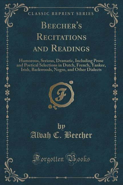 Front cover_Beecher's Recitations and Readings