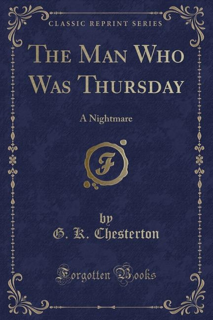 Front cover_The Man Who Was Thursday