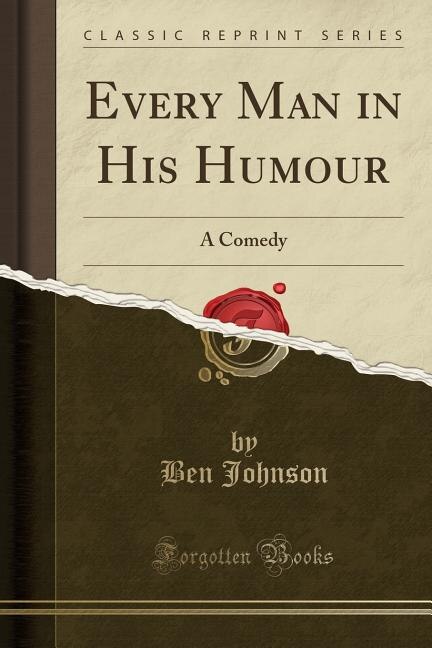 Front cover_Every Man in His Humour