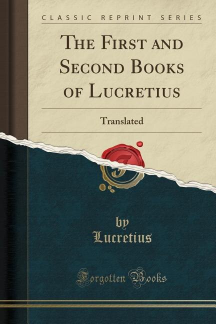 Front cover_The First and Second Books of Lucretius