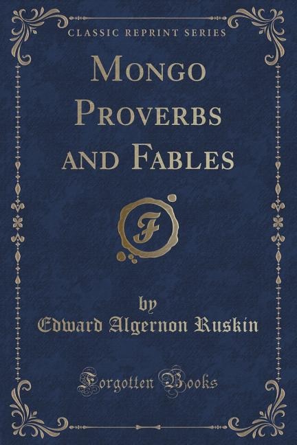 Couverture_Mongo Proverbs and Fables (Classic Reprint)