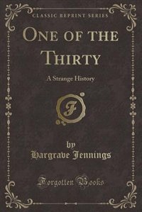 Front cover_One of the Thirty